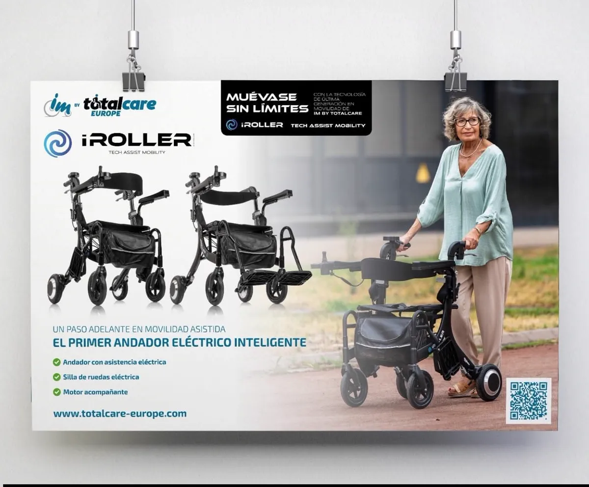 Andador eléctrico inteligente iRoller de TotalCare